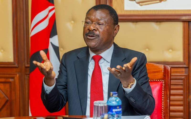 Wetang'ula calls for climate justice