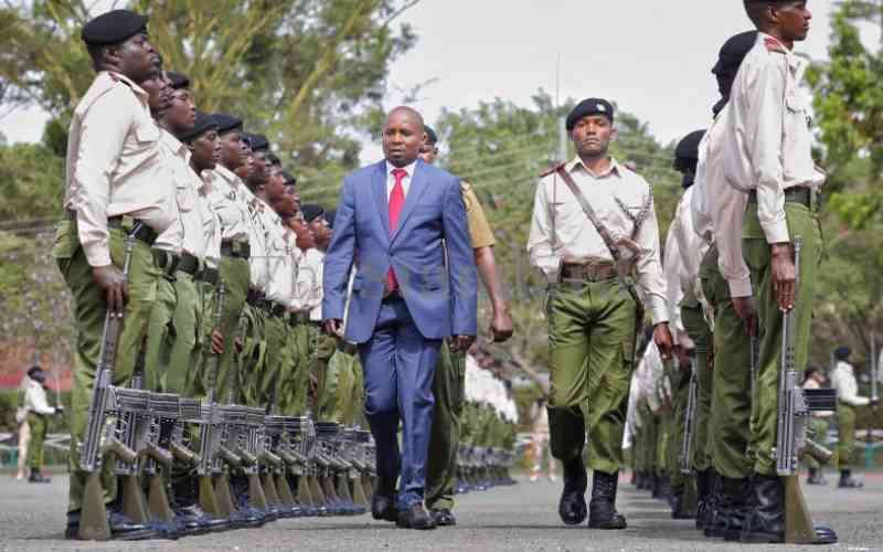 Split police, give APs old roles to rein in insecurity, Kindiki says