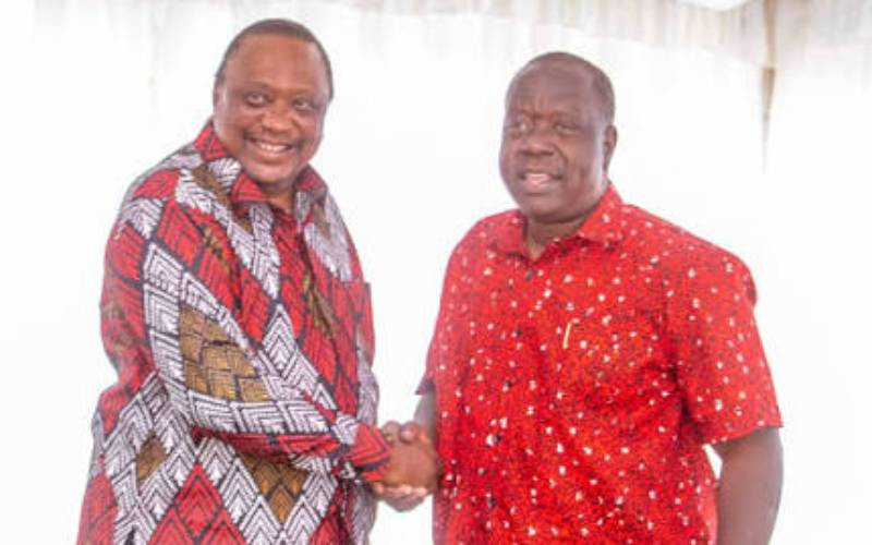 Takeover: Uhuru hands Jubilee leadership to Matiang'i