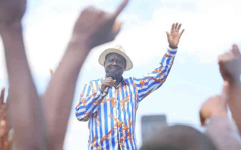 Dear Baba, your baby ODM is no longer the political giant