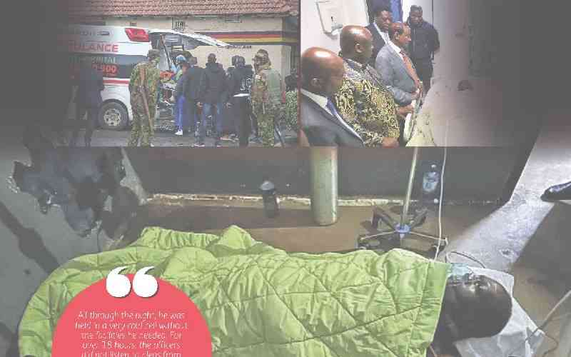 Custody horror: Tuju's arrest sparks outrage over inhumane police treatment