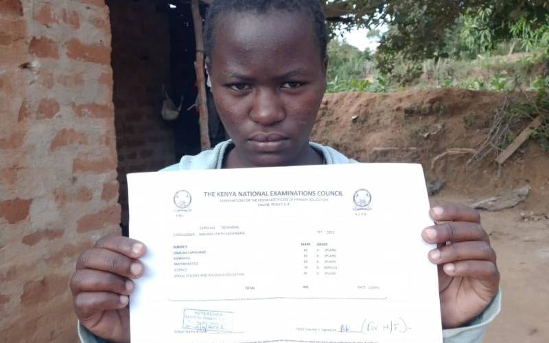 Girl who excelled in KCPE herds goats over lack of fees