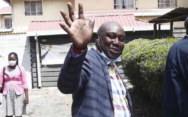 Waiganjo set free as magistrate drops police impersonation case