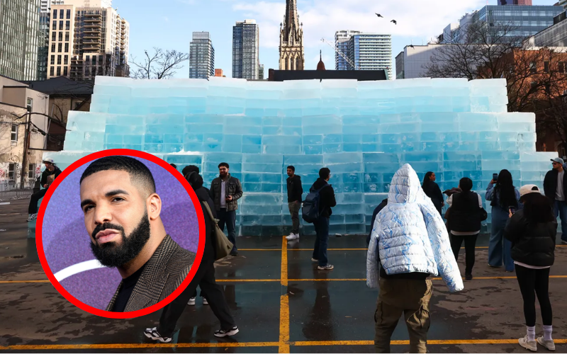 Streamer uncovers Drake's 'Iceman' release date in viral ice stunt