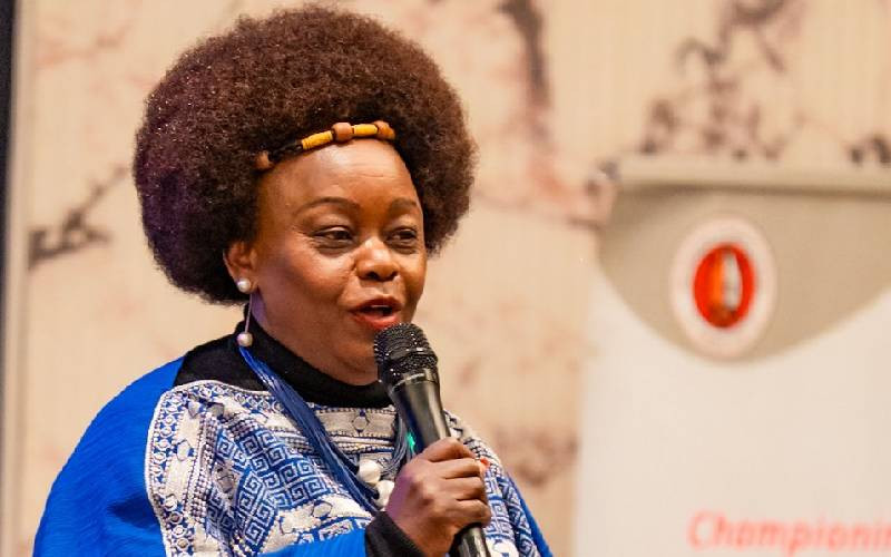 Millie Odhiambo urges women engineers to pursue leadership and political office