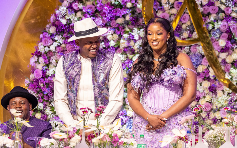 Neomi Ng'ang'a, Bolo Bespoke's designs shine during Allan Chesang's traditional wedding