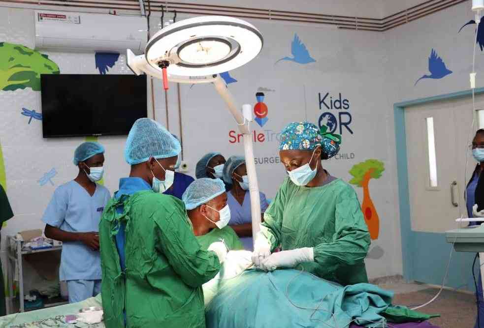 Hospital performs first major paediatric surgeries, boosting child surgical care