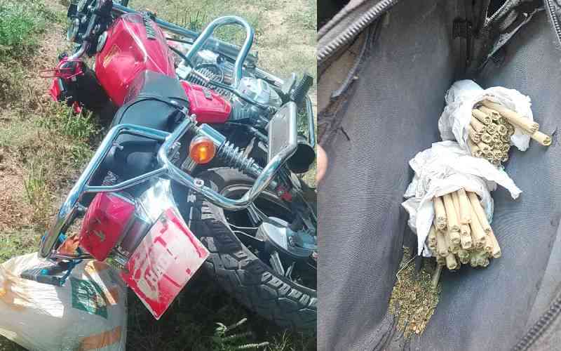 Kitui drug smugglers vanish in the bush, Nacada mounts pursuit