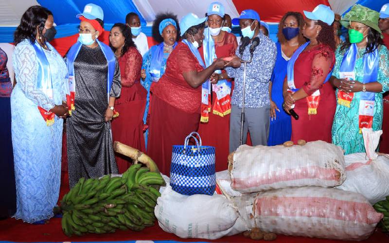 Mt Kenya governor candidates go for women running mates to appeal the women vote
