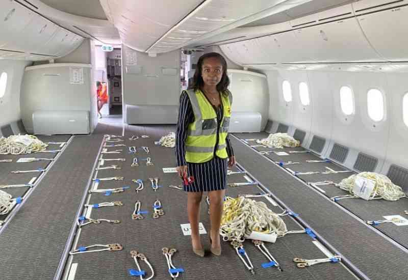 Engineer Hazel Wachira: Kenyan woman who turned Dreamliner into a cargo plane