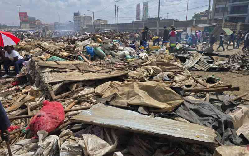 Traders count heavy losses as demolition hits Githurai Market