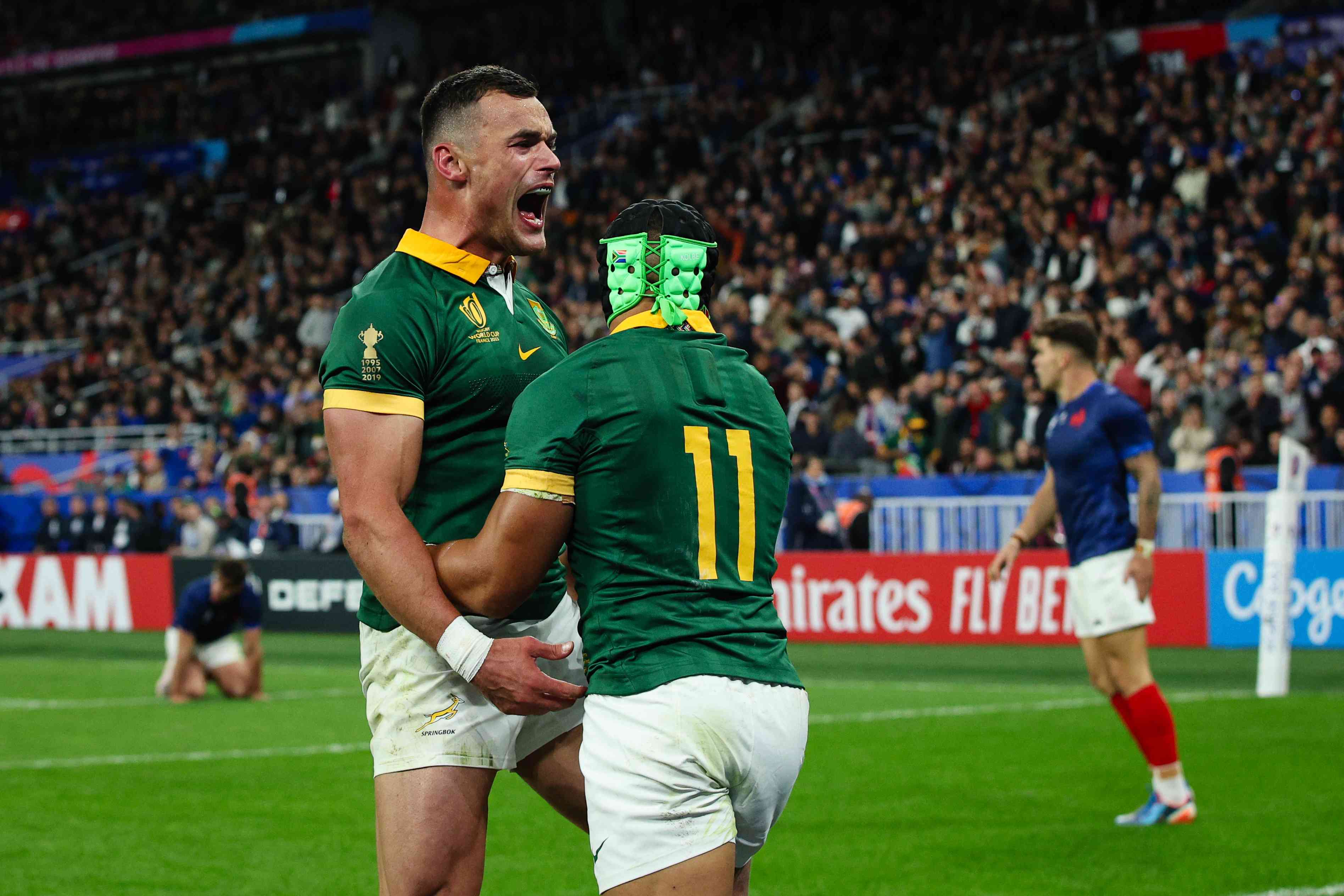 South Africa knock out host France to reach Rugby World Cup semis