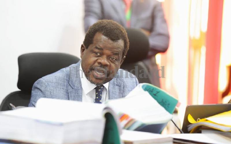 You're lying about cause of SHA hiccups, Omtatah tells CS Barasa