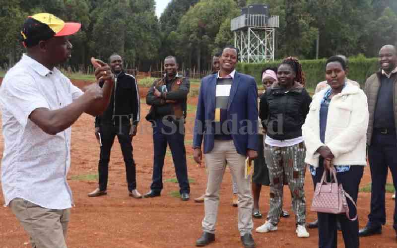 Stage set for an exciting school kids cross country in Cheptigit