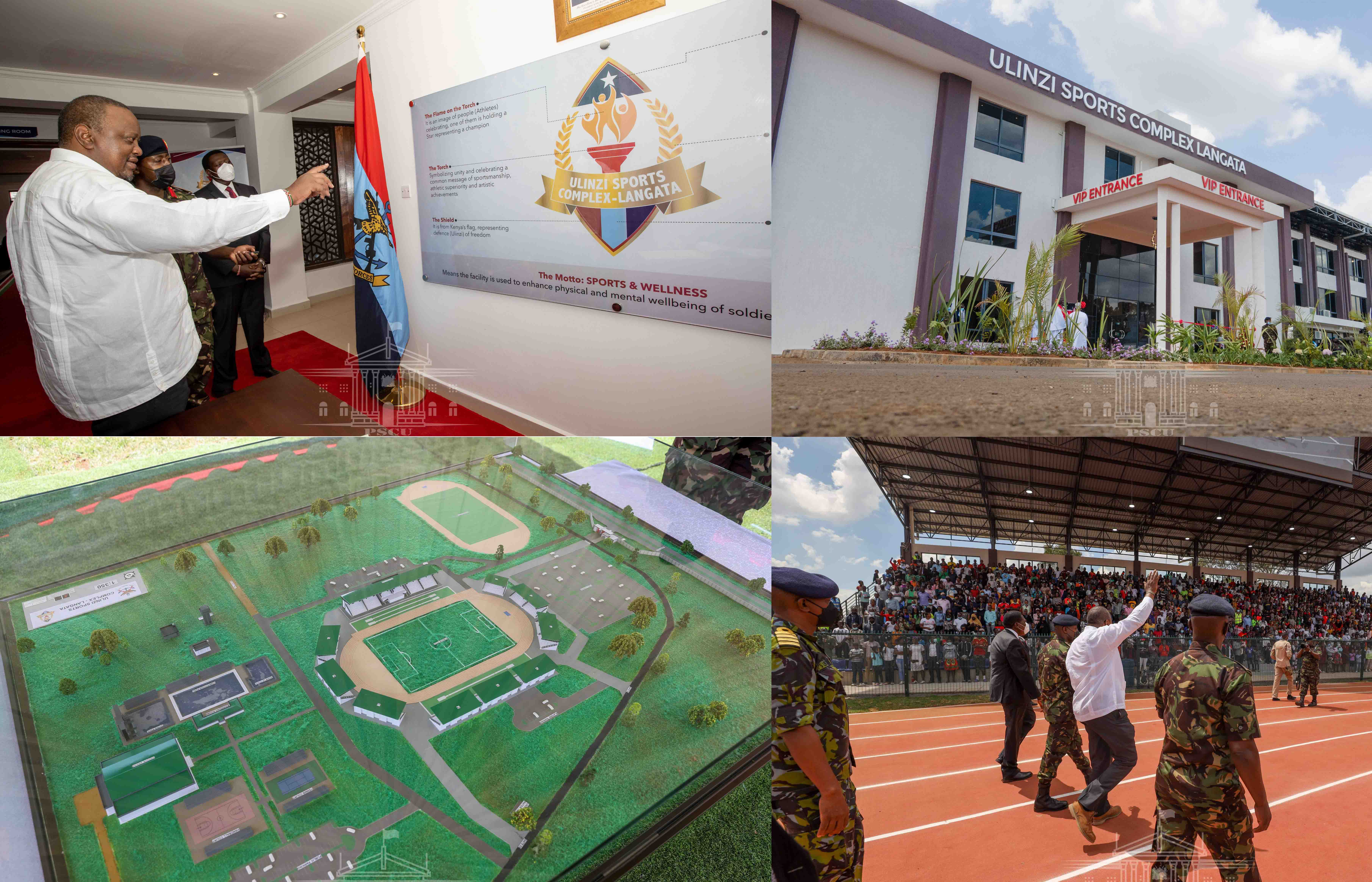 Uhuru tours newly opened KDF Ulinzi Sports Complex in Lang’ata [Photos]