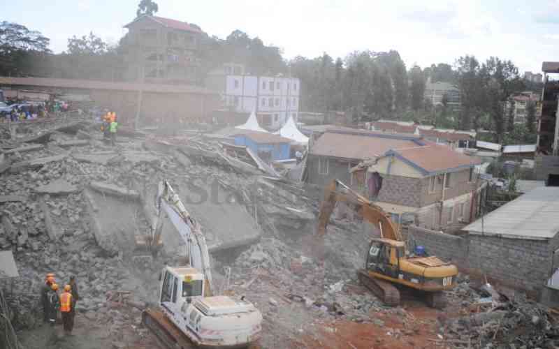 Kirigiti: Construction of building that collapsed had been suspended, NCA reveals