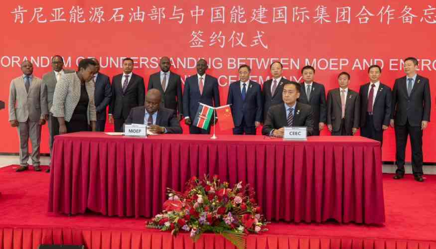Kenya signs power modernisation deal with China