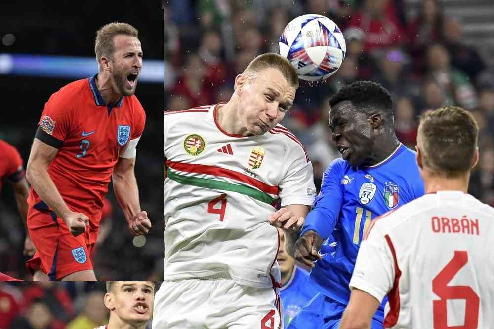Italy advances in Nations League; England, Germany draw 3-3
