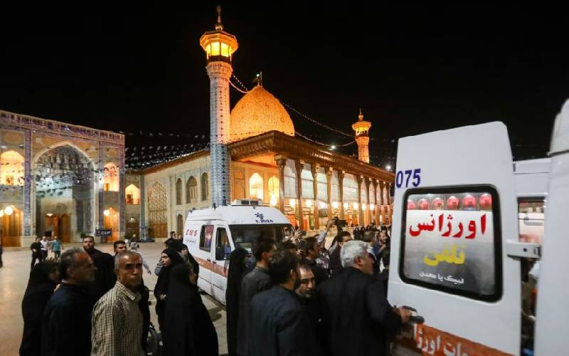 Iran arrests 8 'foreigners' after deadly shooting at Shiite shrine