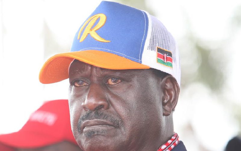 Raila no show  at presidential debate