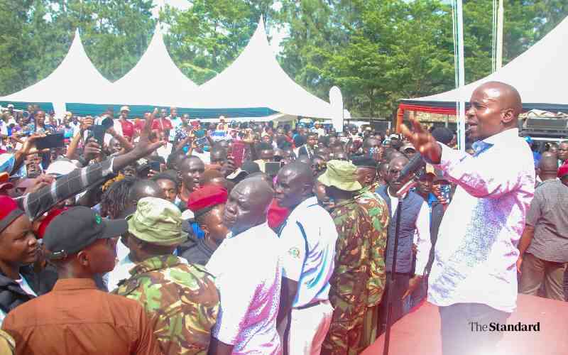 The second-in-command tried to 'roar' while dishing out Sh64
