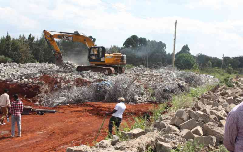 Roysambu MCA charged over Marurui demolition protest