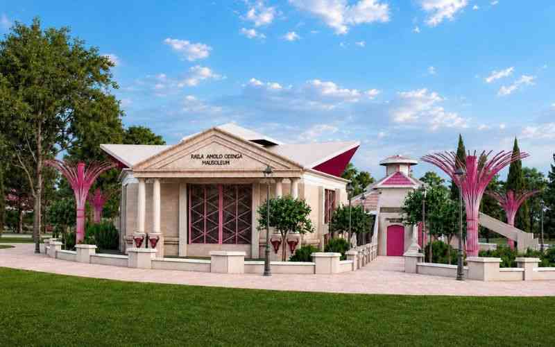 Inside the artistic impression for the late Raila Odinga's mausoleum