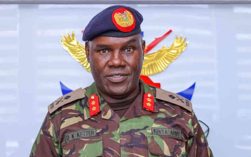 Major General David Ketter: New man at the helm of Kenya Army