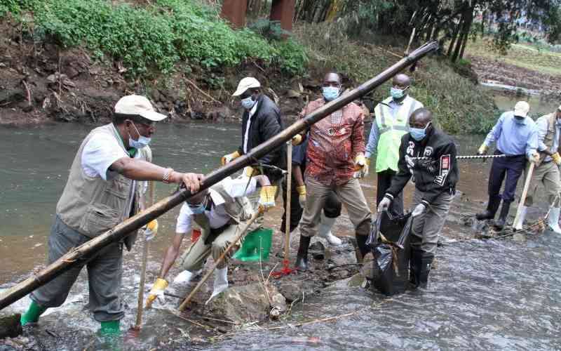 Nairobi River cleanup exercise to start this month, says commission