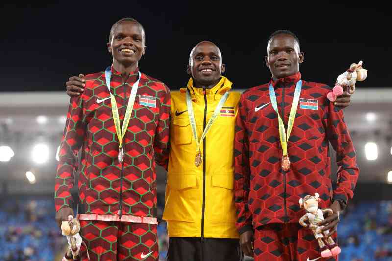 Simiu, Kandie settle for silver and bronze as Uganda's Kiplimo deny Kenyans gold medal in 10,000m final