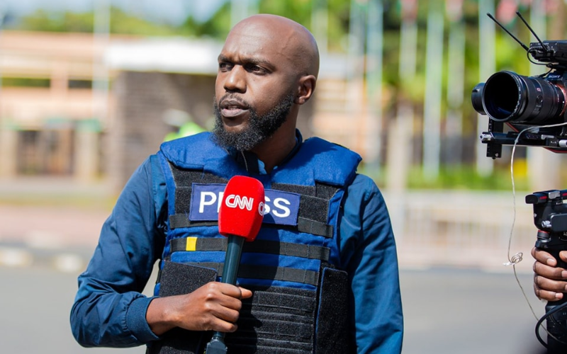Larry Madowo says Kenyan leader paid goons Sh100k to attack him during Saba Saba protests