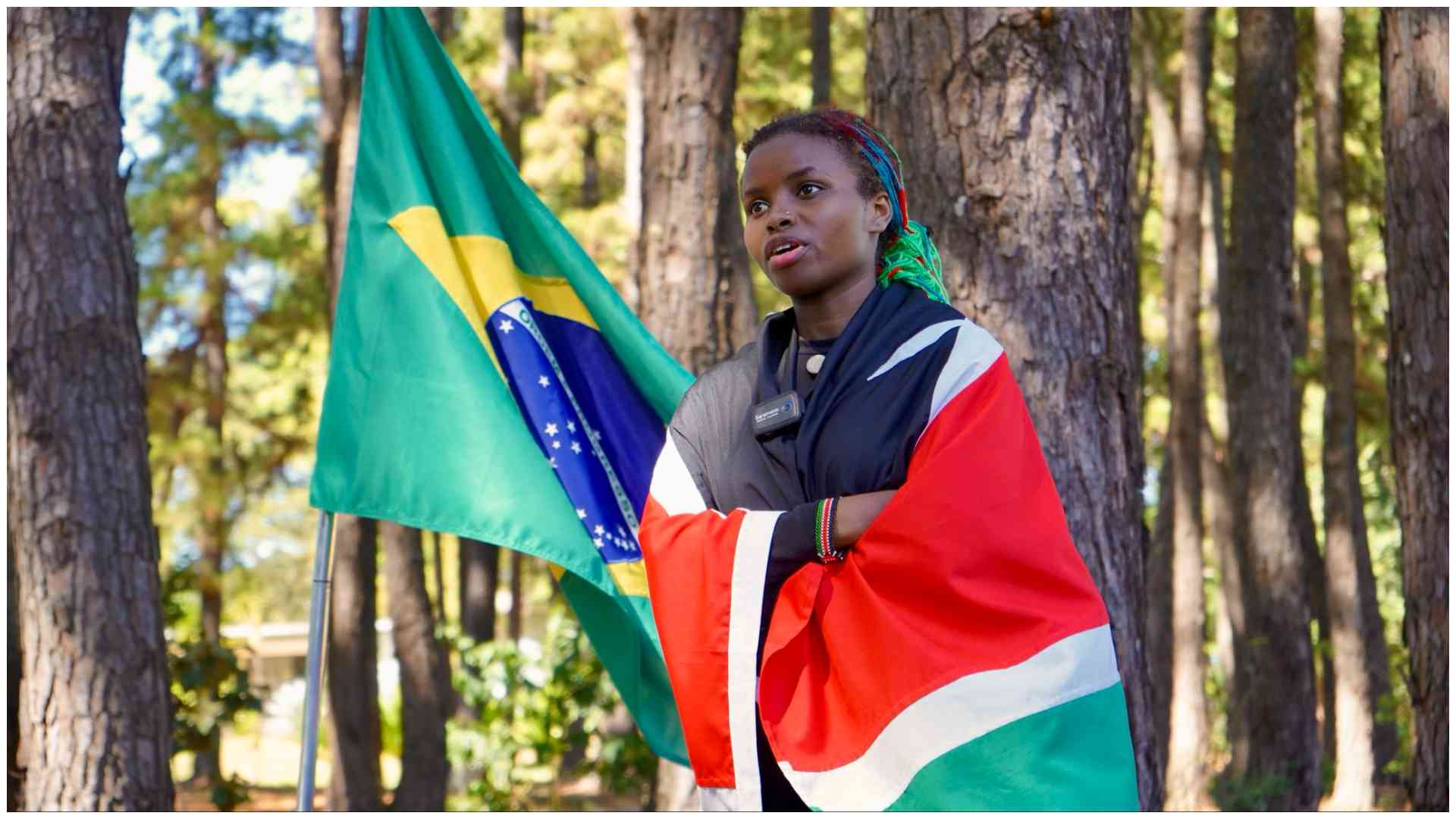 Truphena Muthoni sets new Guinness World Record for hugging 1,234 trees in Brazil