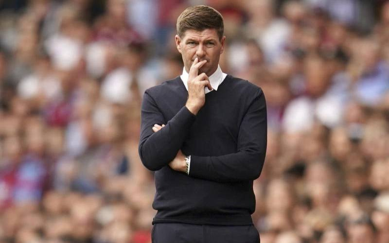 Aston Villa manager Gerrard is worried as he tackles Man City