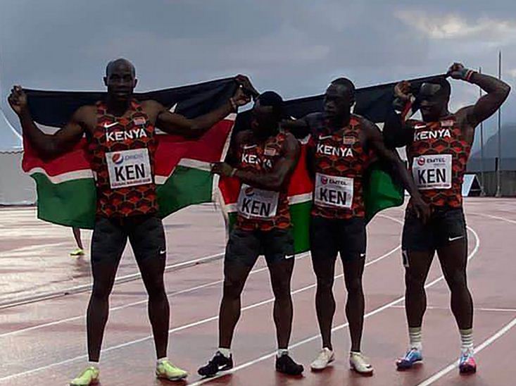 Kenya's relay team sprints to gold in Mauritius