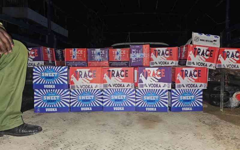Suspect arrested as Nacada seizes Sh17.5 million counterfeit alcohol in Nyeri