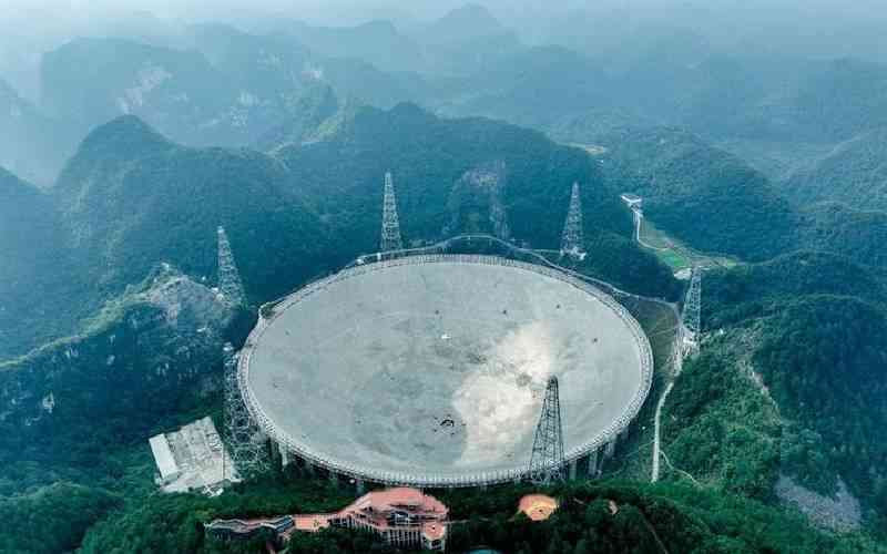 China builds giant radio telescope to meet needs of scientific observation