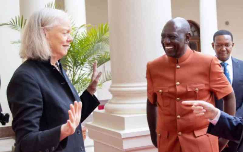 Ruto defends US envoy Meg Whitman over Raila's onslaught