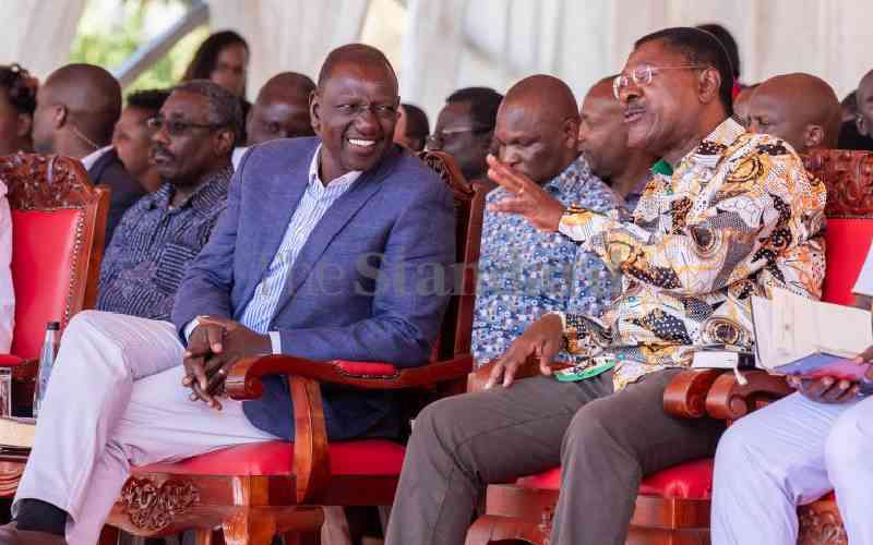 Wetangula cited for being Ruto's 'youth winger'