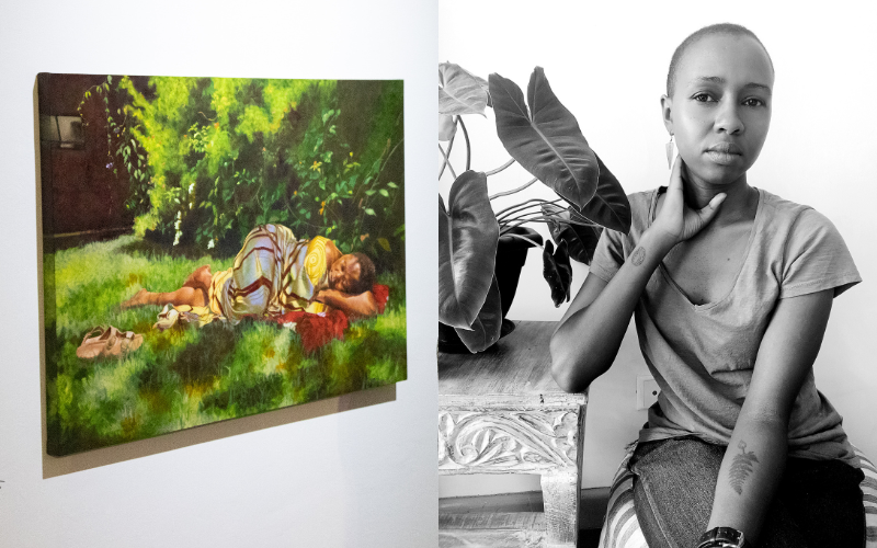 April Kamunde's exhibition celebrates rest, solitude, dual nature of the dera