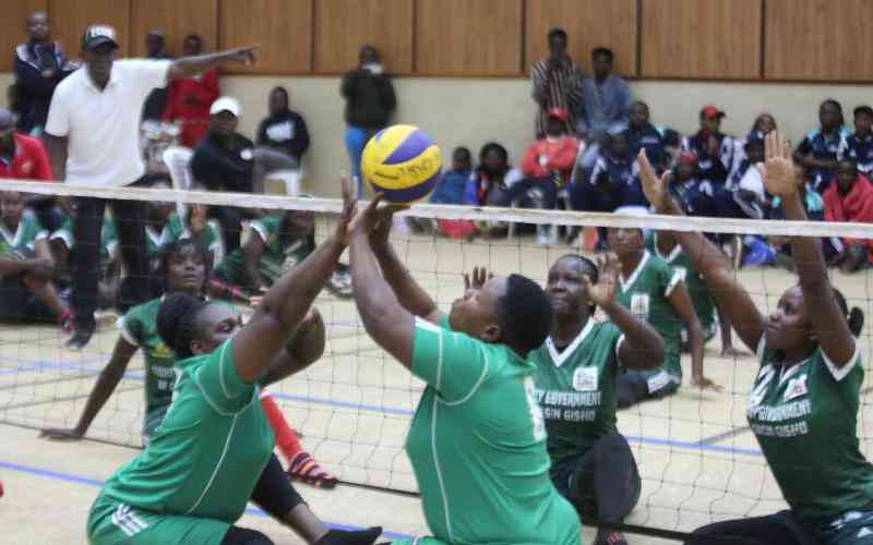 Nairobi trounce Uasin Gishu to lift national women' Para-Volley title