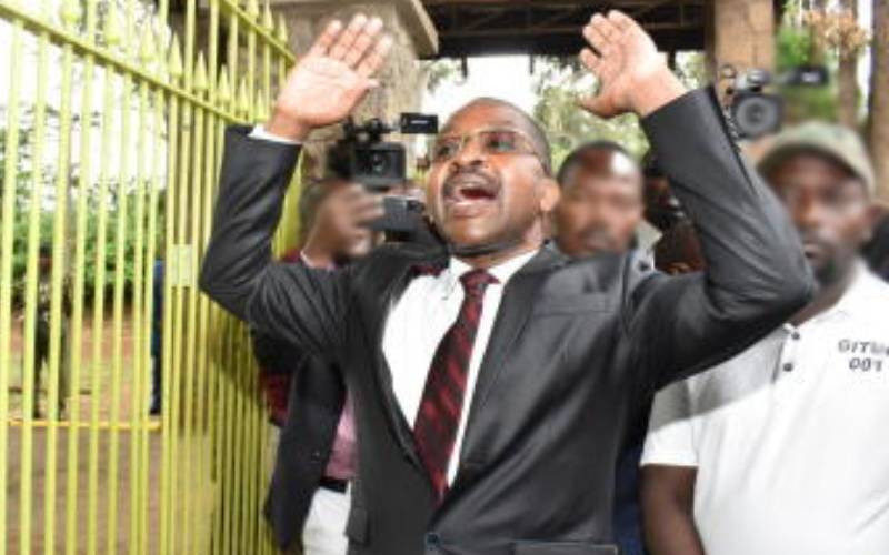 Wa Iria moves to Supreme Court over IEBC decision to bar him from vying