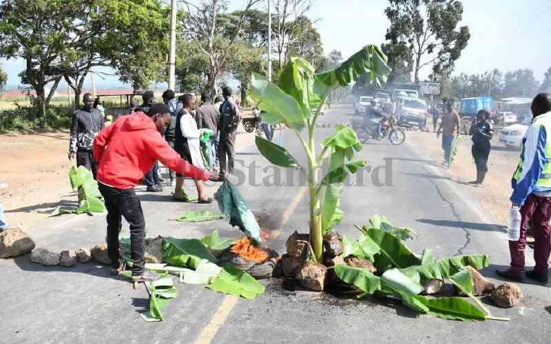 Poor roads fuel protests in Baringo