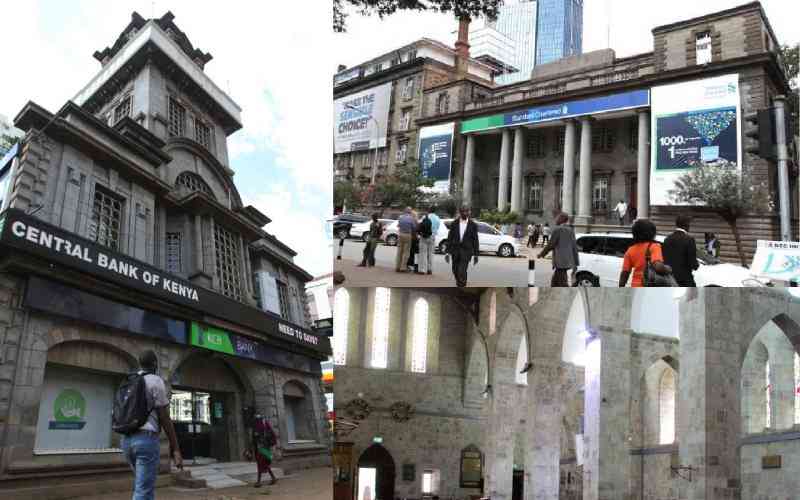 Why some buildings on Kenyatta Avenue have a distinctive design