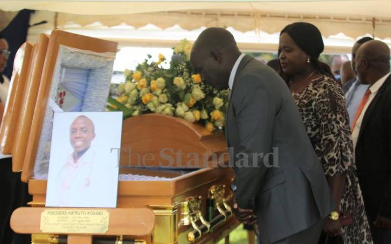 Student who died by suicide in Finland buried in emotional ceremony in Uasin Gishu