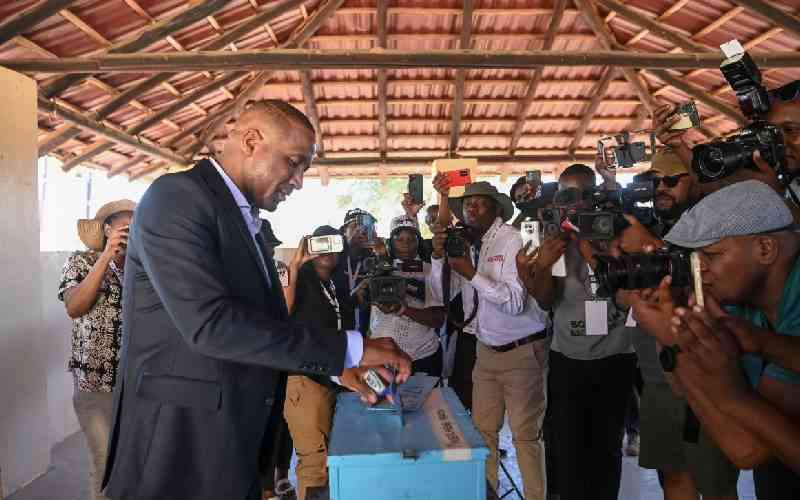 Botswana votes as president's ...