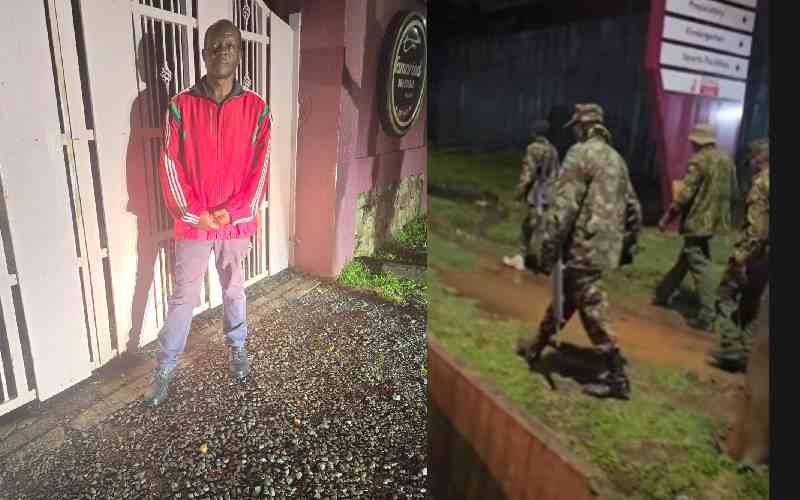 Tuju claims President Ruto using goons to push him out of Karen property