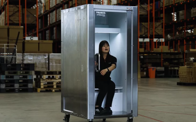 Japan unveils refrigerator-sized Sh1.2m cooling booth as heat wave bites