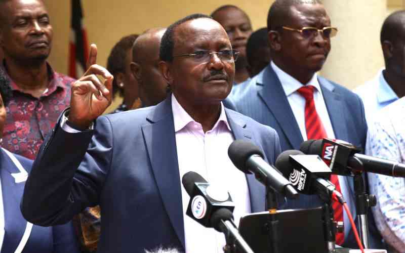 Kalonzo condemns invasion of Moi family land in Eldoret