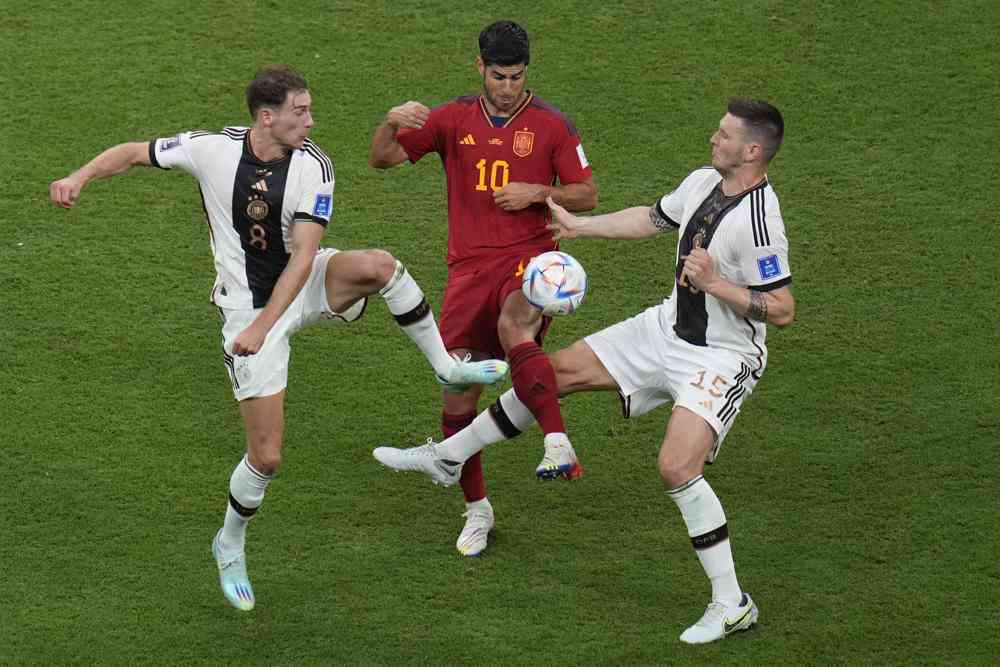 Germany salvages 1-1 draw with Spain at FIFA World Cup
