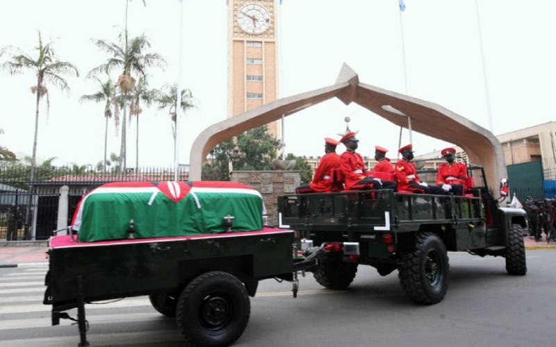 Mwai Kibaki to be transported to Othaya by road